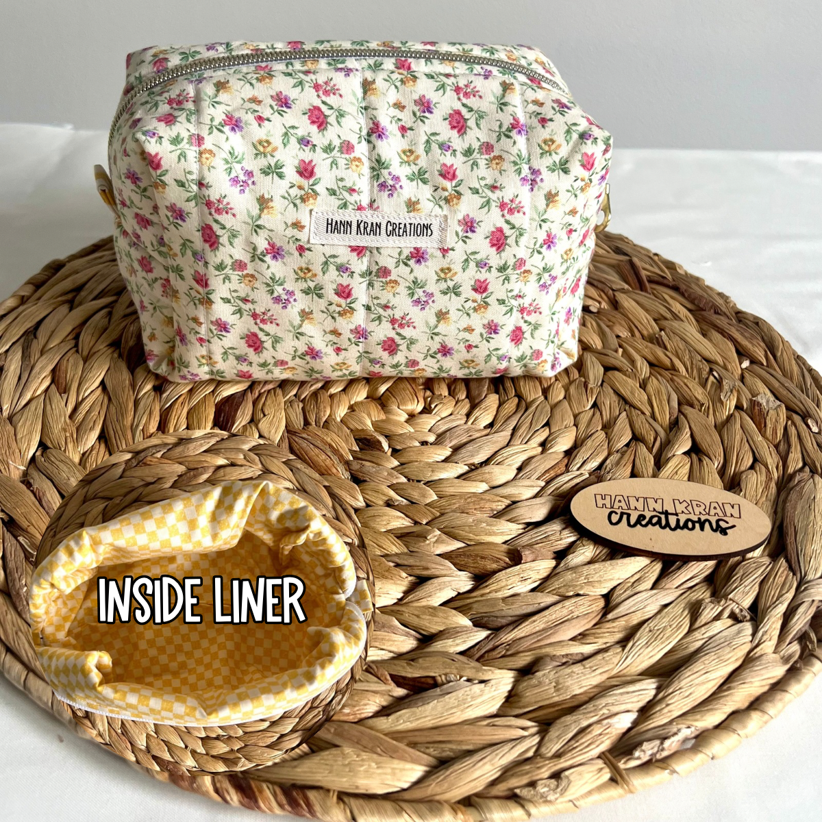 Small Prairie Petals Makeup Bag