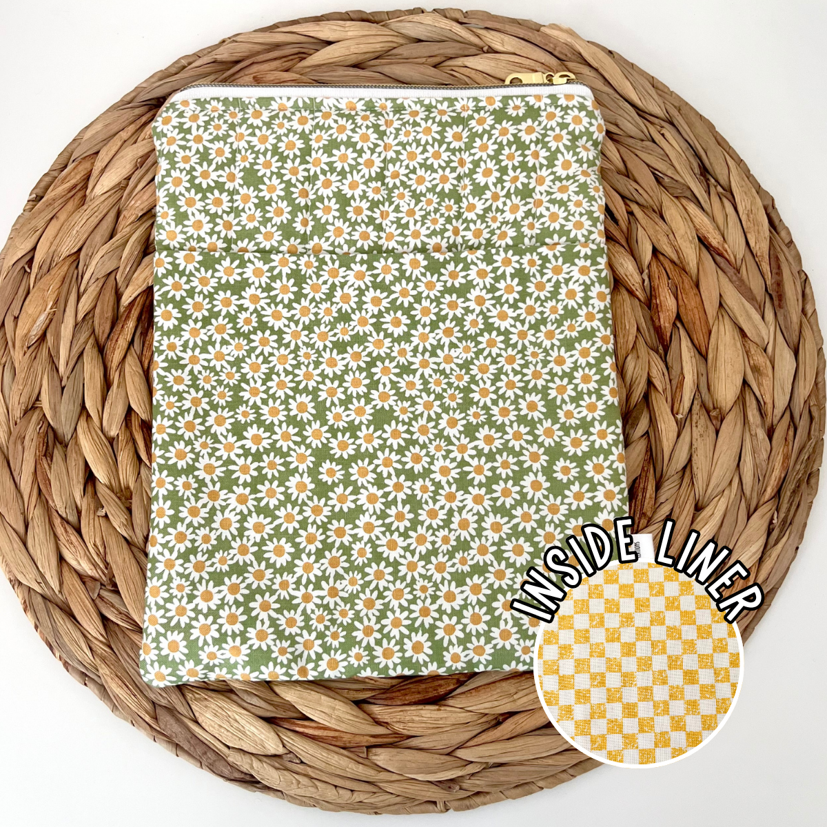 Medium Green Daisy Sleeve