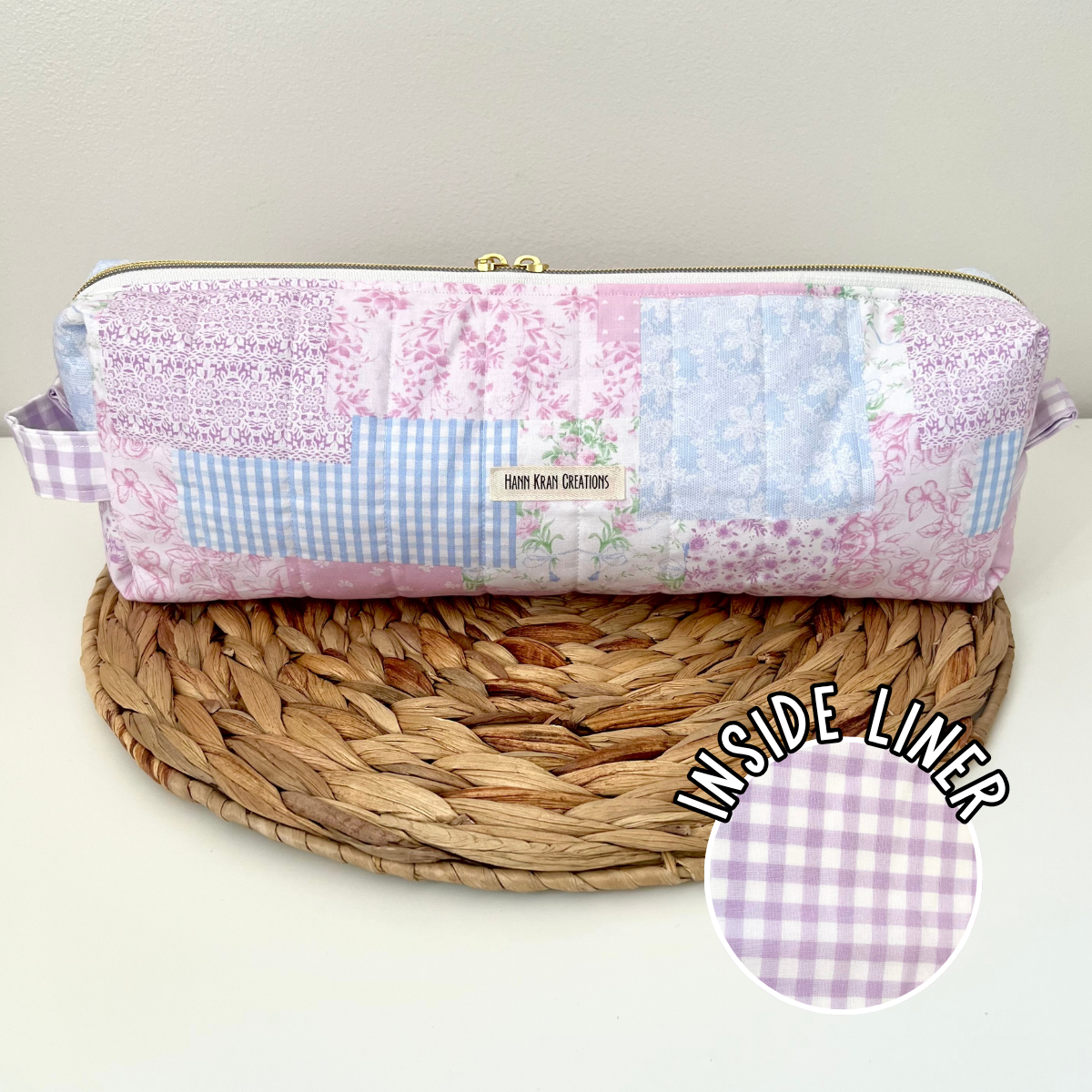 Lavender Picnic Hot Tools Bag