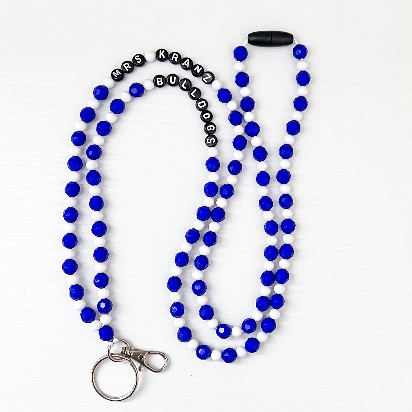 School Pride Beaded Breakaway Lanyard