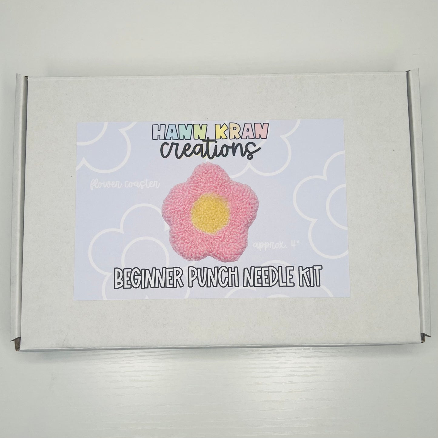 Flower Coaster Beginner Punch Needle Kit