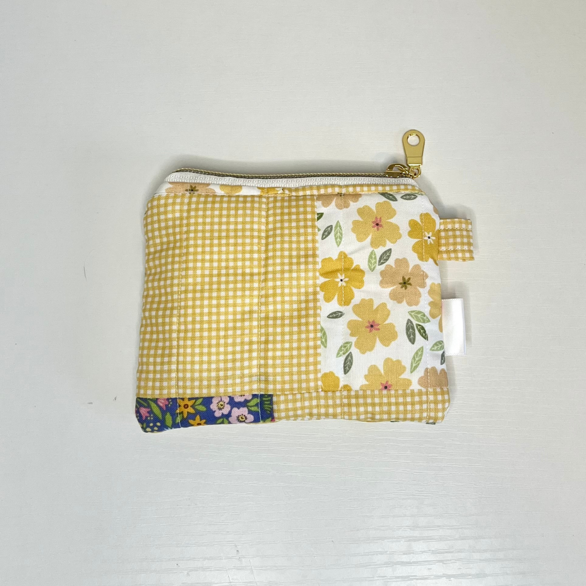 Golden Patchwork Keychain Wallet 2