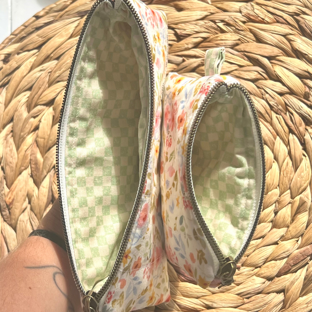 Meadow Morning Keychain Wallet & Pencil Pouch