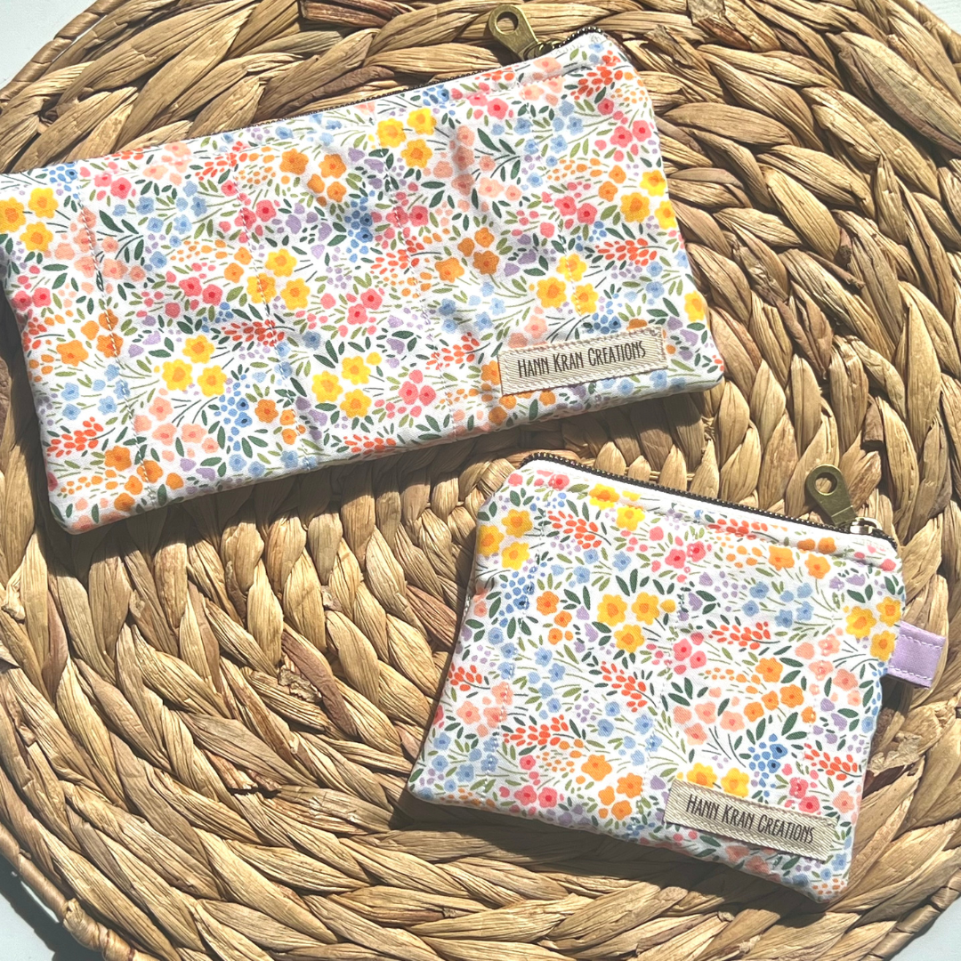 Spring Fields Keychain Wallet & Pencil Pouch