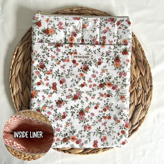 Large Antique Bloom Book Sleeve