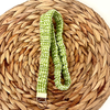 Green Gingham Scrunchie Lanyard