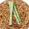 Green Stripe Scrunchie Lanyard