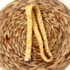 Yellow Stripe Scrunchie Lanyard
