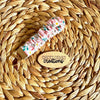 Petal Pop Scrunchie Wristlet Keychain