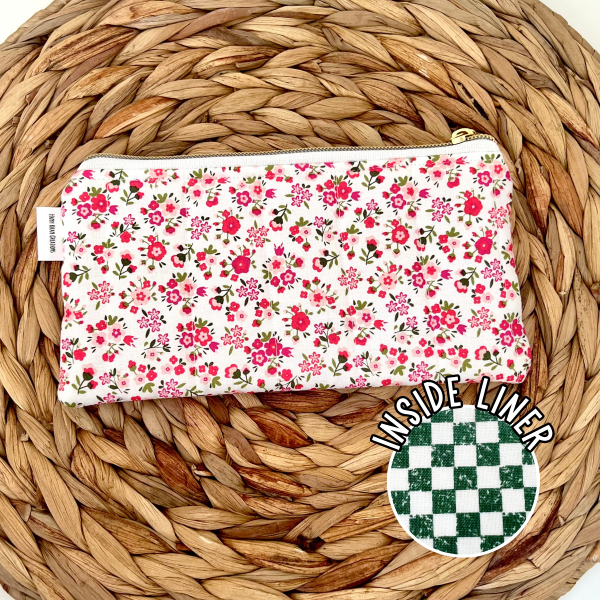 Berry Blossom Pencil Pouch