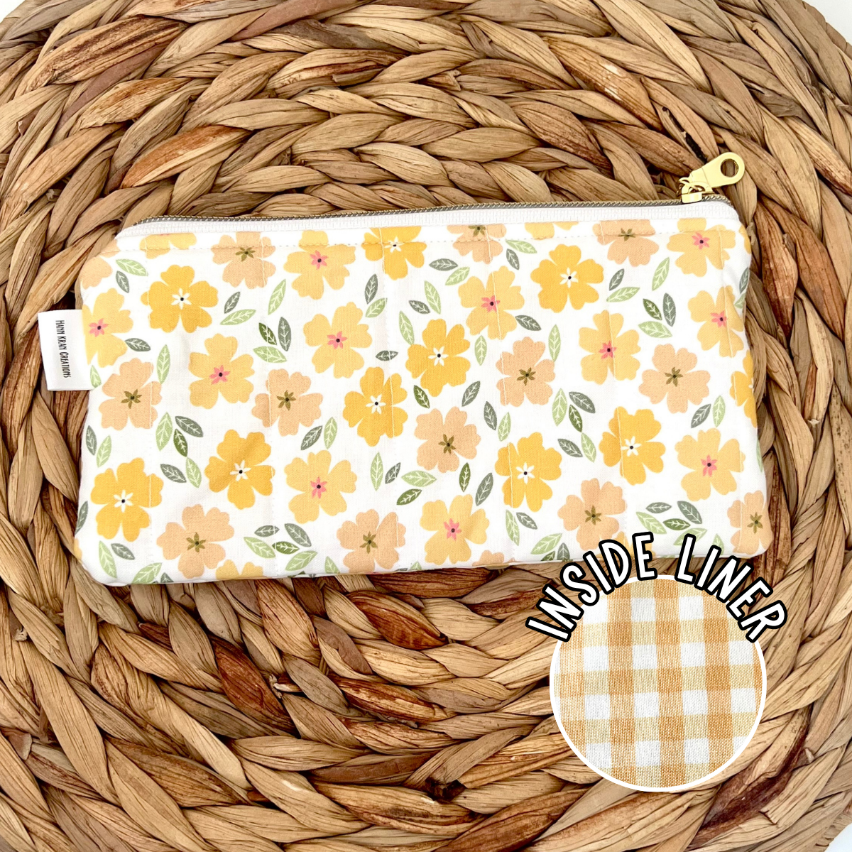 Sunny Marigold Pencil Pouch