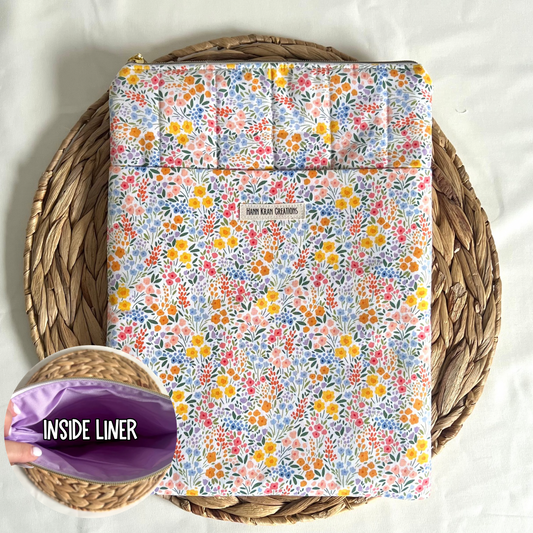 Large Spring Fields Book Sleeve