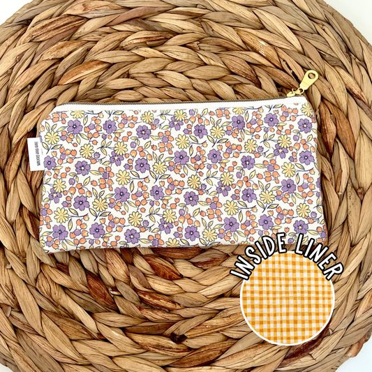 Golden Garden Pencil Pouch