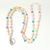 Rainbow Smiles Beaded Breakaway Lanyard