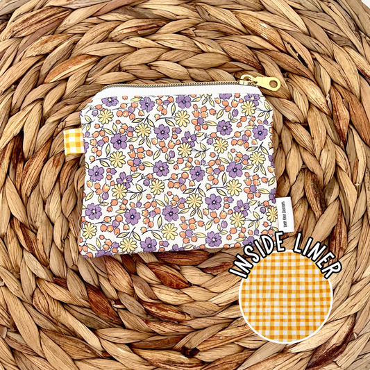 Golden Garden Keychain Wallet