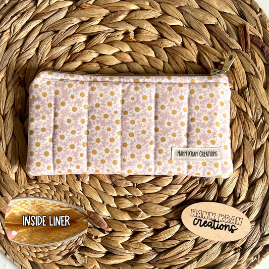 Blush Daisy Pencil Pouch