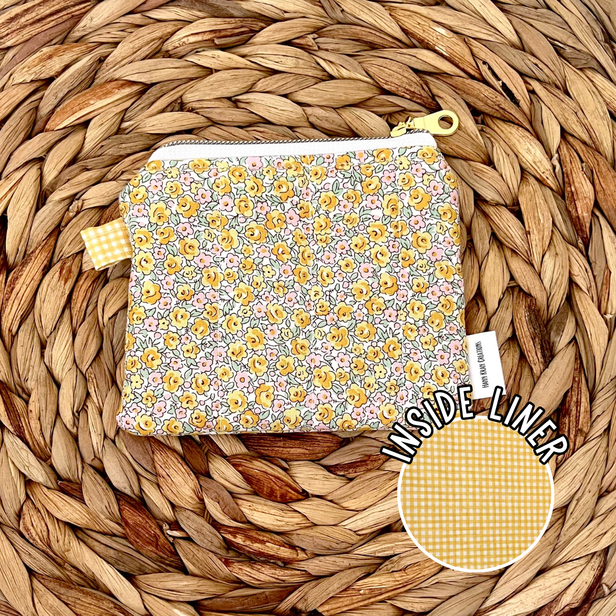 Honey Blossom Keychain Wallet