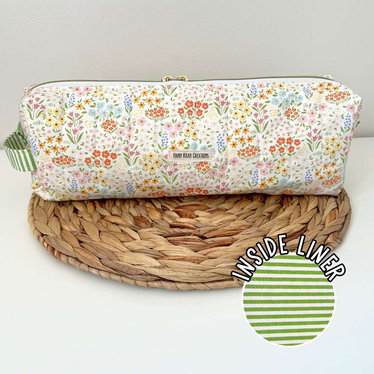 Cream Meadow Hot Tools Bag