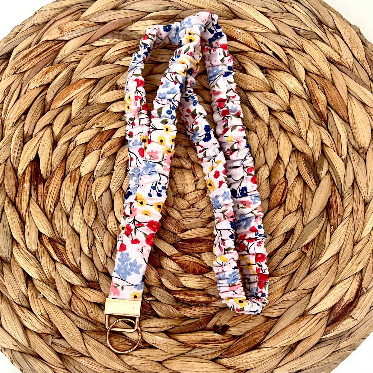 Garden Party Scrunchie Lanyard