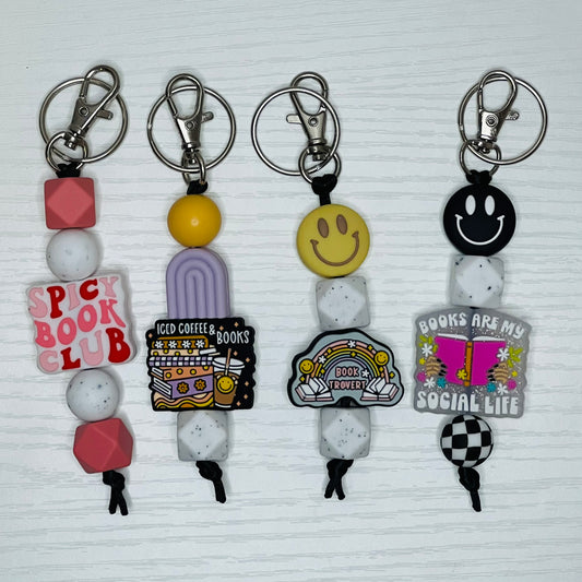 Bookish Themed Keychains