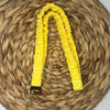 Yellow Gingham Scrunchie Lanyard