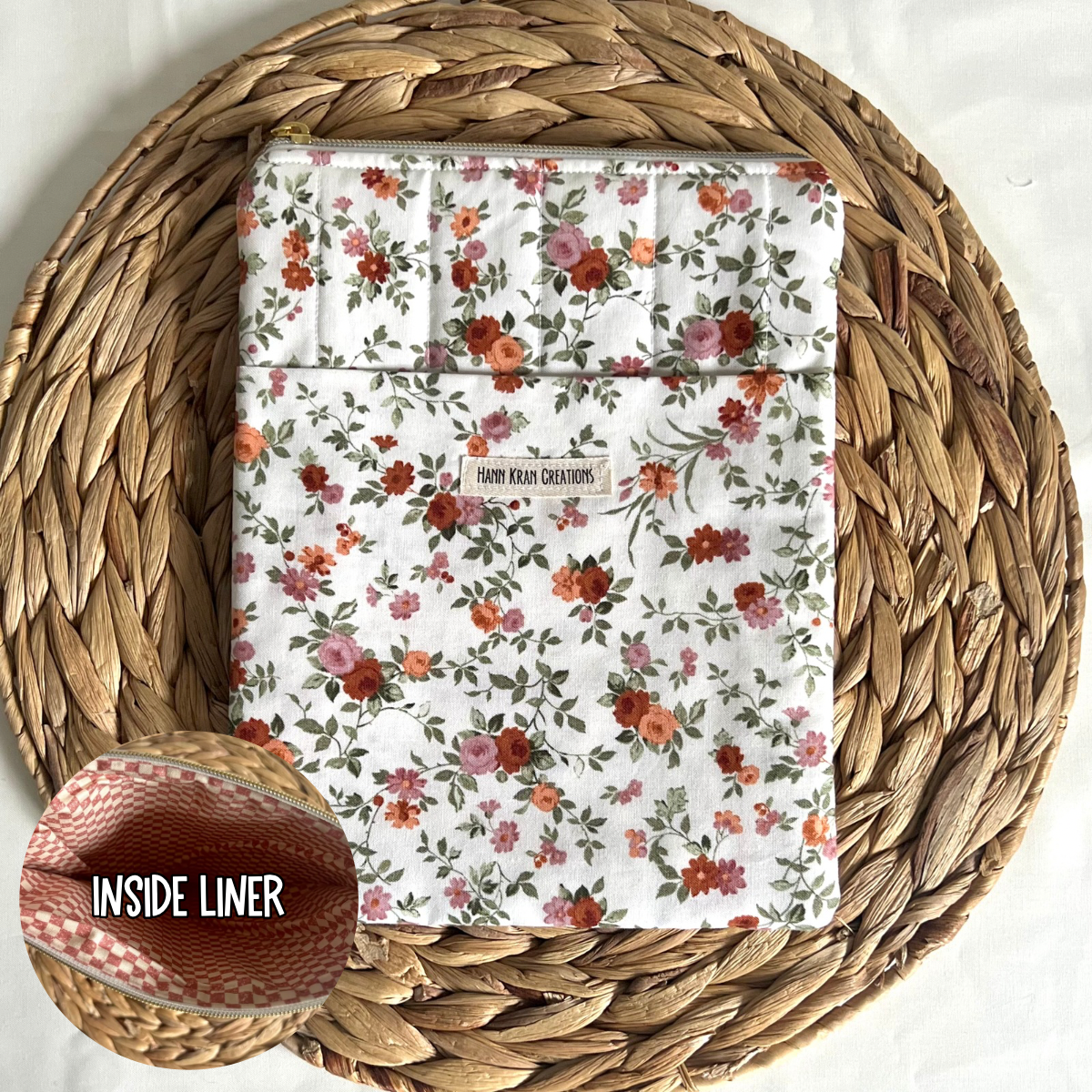 Medium Antique Bloom Book Sleeve