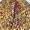 Pink Floral Scrunchie Lanyard