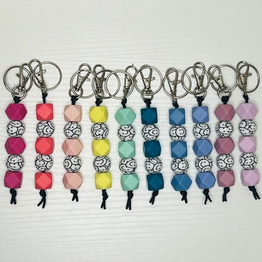 White Smile Keychains