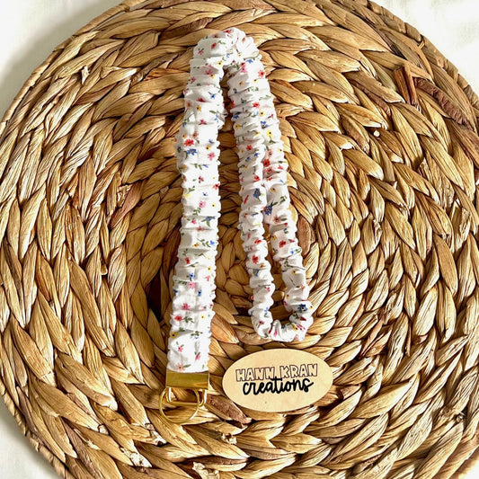 Wildflower Confetti Scrunchie Lanyard