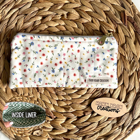 Wildflower Confetti Pencil Pouch