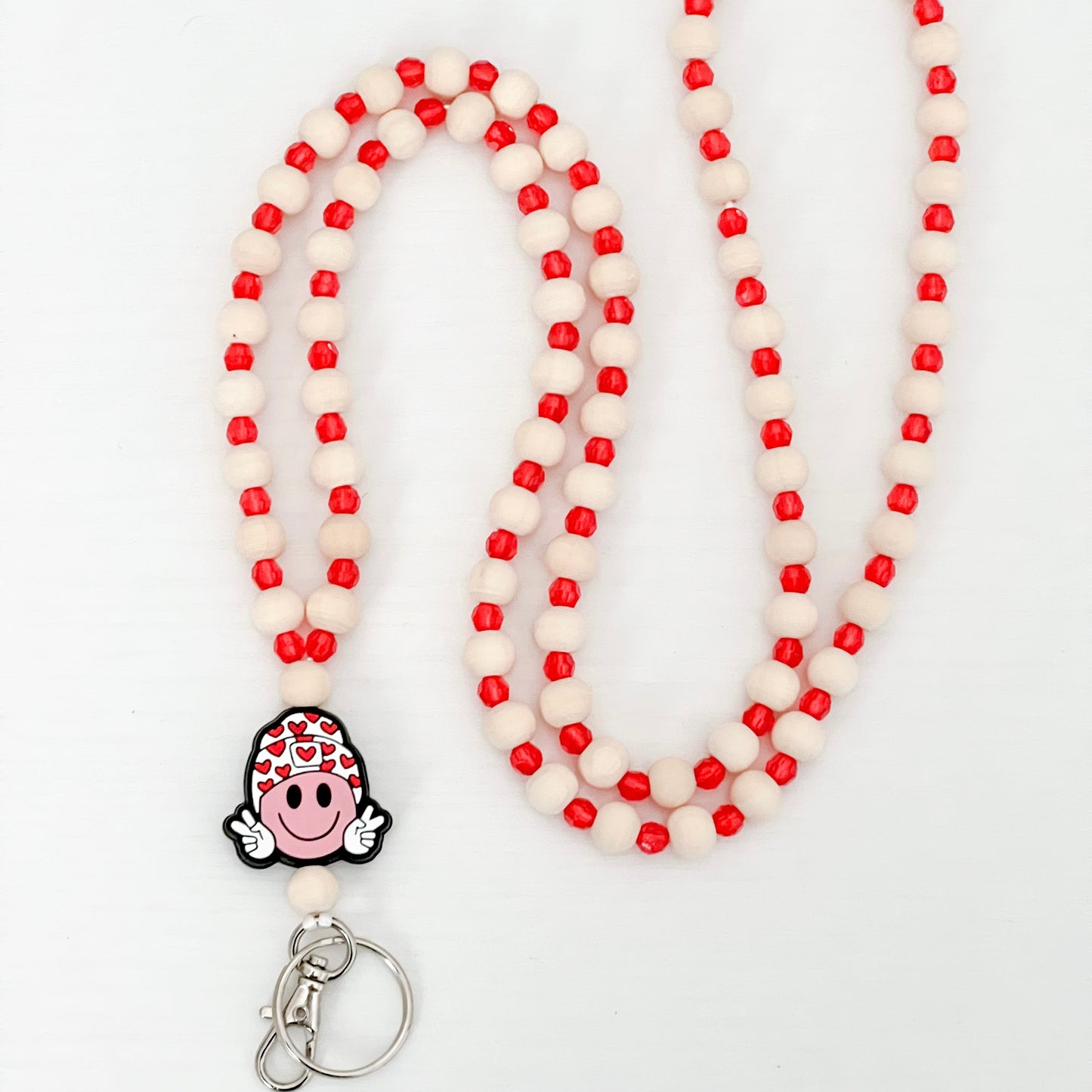 Red Smile Breakaway Lanyard