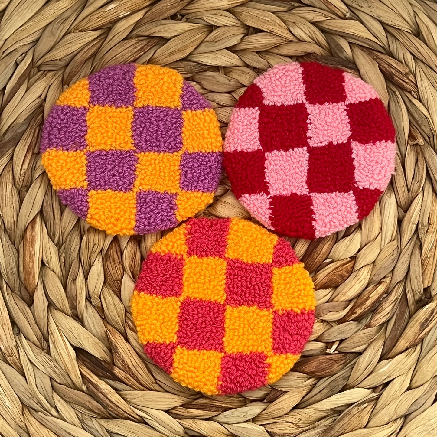 Checkered Mug Rug