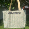 Green Daisy Tote Bag