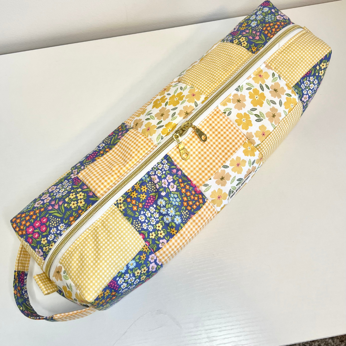 Golden Patchwork Hot Tools Bag