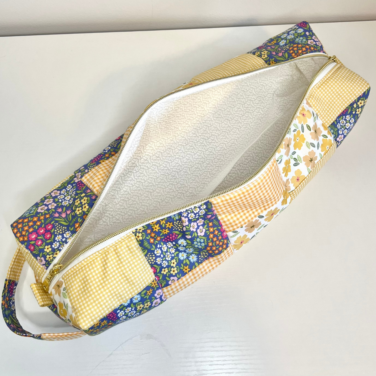 Golden Patchwork Hot Tools Bag