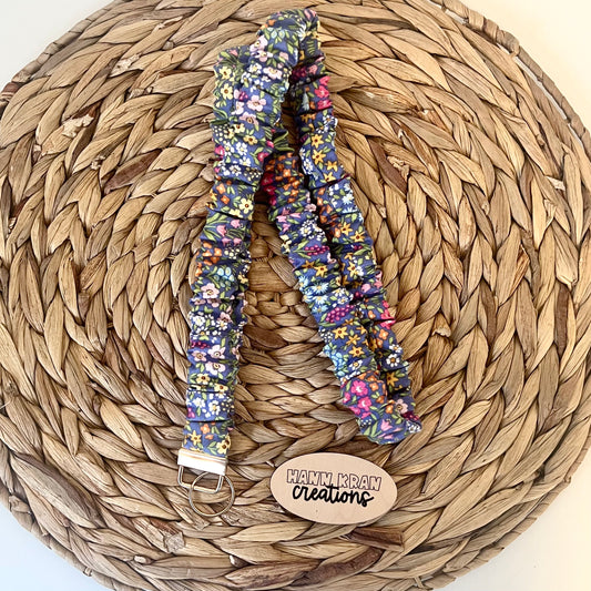Midnight Meadow Scrunchie Lanyard