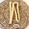 Golden Gingham Scrunchie Lanyard