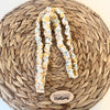 Sunny Marigold Scrunchie Lanyard
