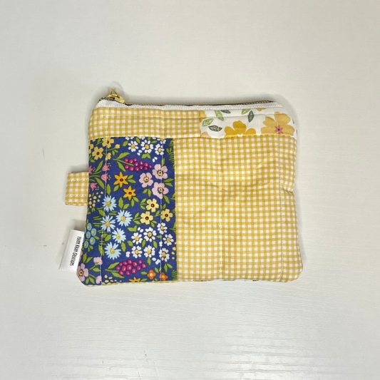 Golden Patchwork Keychain Wallet 3