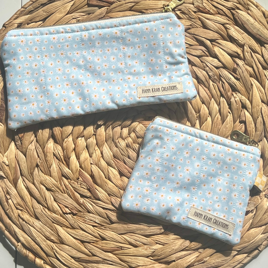 Daisy Daydream Keychain Wallet & Pencil Pouch