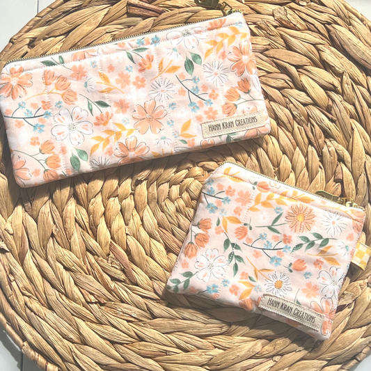 Garden Gate Keychain Wallet & Pencil Pouch